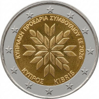Кипр 2026 - 2 евро "Председательство Кипра в Совете ЕС"
