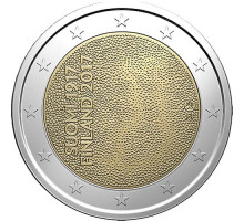 Финляндия 2017 - 2 евро "100-летие независимости Финляндии"