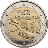 Мальта 2026 - 2 евро "Валлетта"