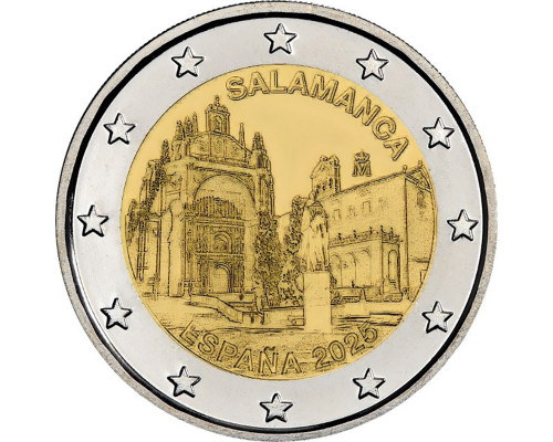 Испания 2025 - 2 евро "ЮНЕСКО - Саламанка"