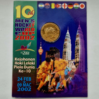 1 ринггит  2002 год - Чемпионат мира по хоккею на траве