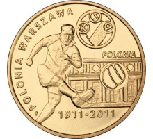 2 злотых 2011 - Полония Варшава