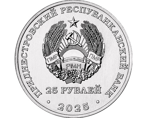 Приднестровье 25 рублей 2025 - День прав человека